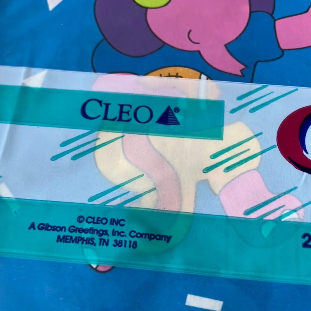 Vintage Cleo Blue Gift‎ Wrap with Animal Sports Theme -Sealed New Old Stock